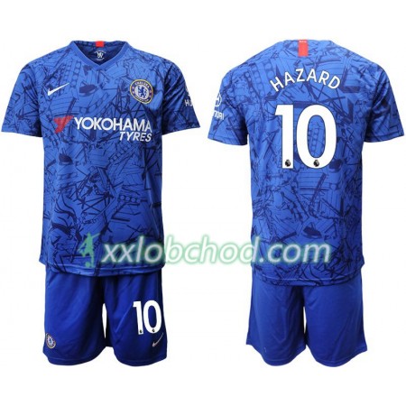 Fotbalové dresy Chelsea Hazard 10 Dětské Domácí Dres 2019/20 Krátký Rukáv